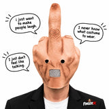 Middle Finger Full-Head Latex Mask