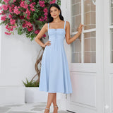 Corset Milkmaid Midi Dress