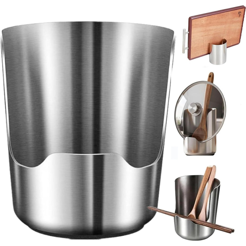 2 in 1 Stainless Steel Spoon Lid Holder