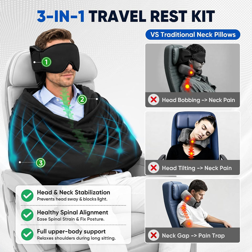 3-in-1 Travel Sleep Set