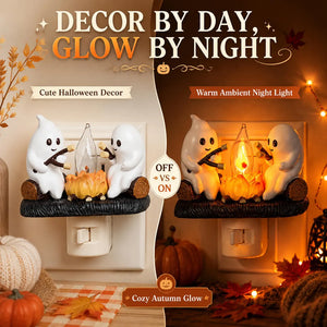 Ghost Campfire Flickering Night Light