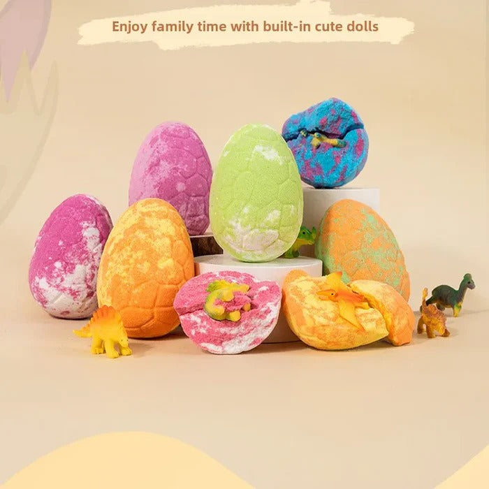 Dinosaur Egg Bath Bomb with Toys Inside