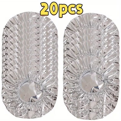 20pcs/Set Reusable Aluminum Foil Bowl