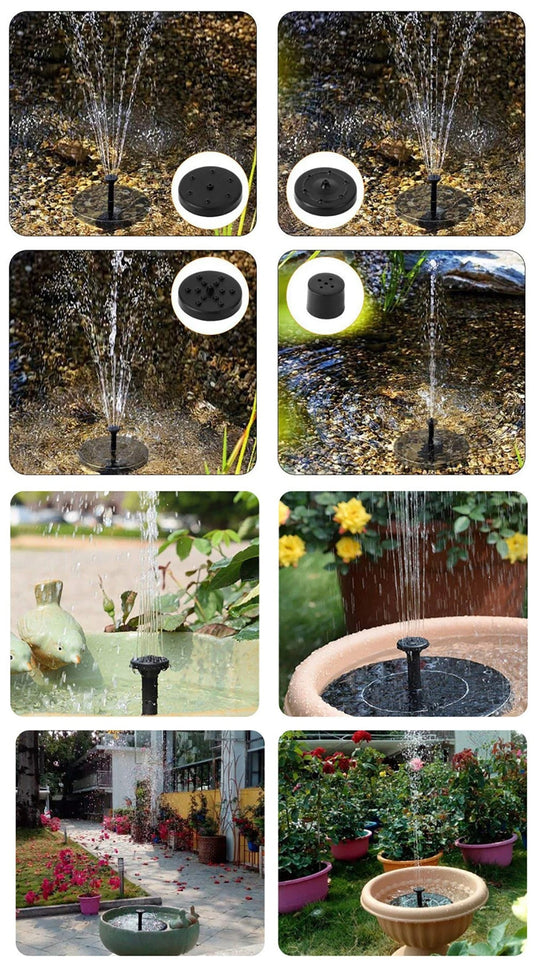 Solar Water Fountain